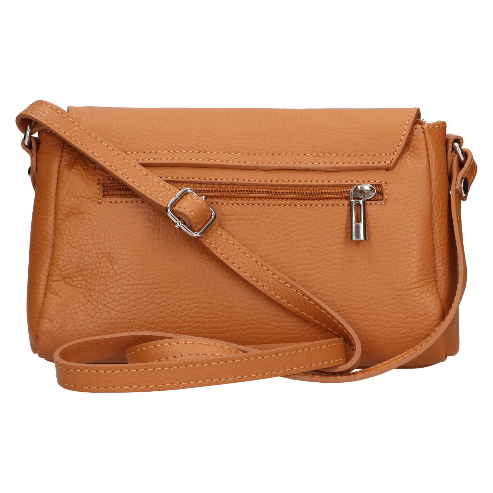 Kožená crossbody kabelka Italia Mirabel, hnědá 3