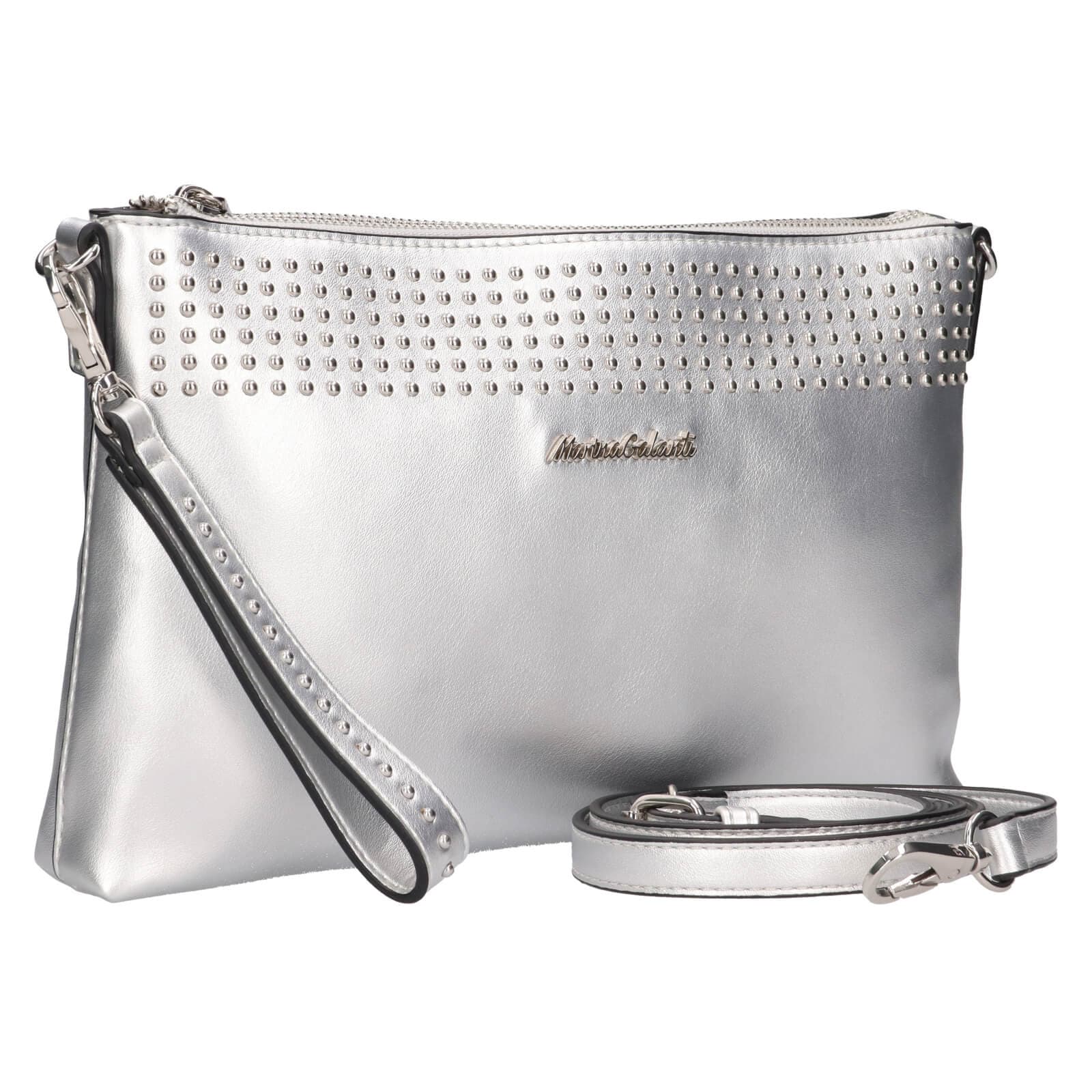 Crossbody kabelka Marina Galanti Minne, stříbrná 2