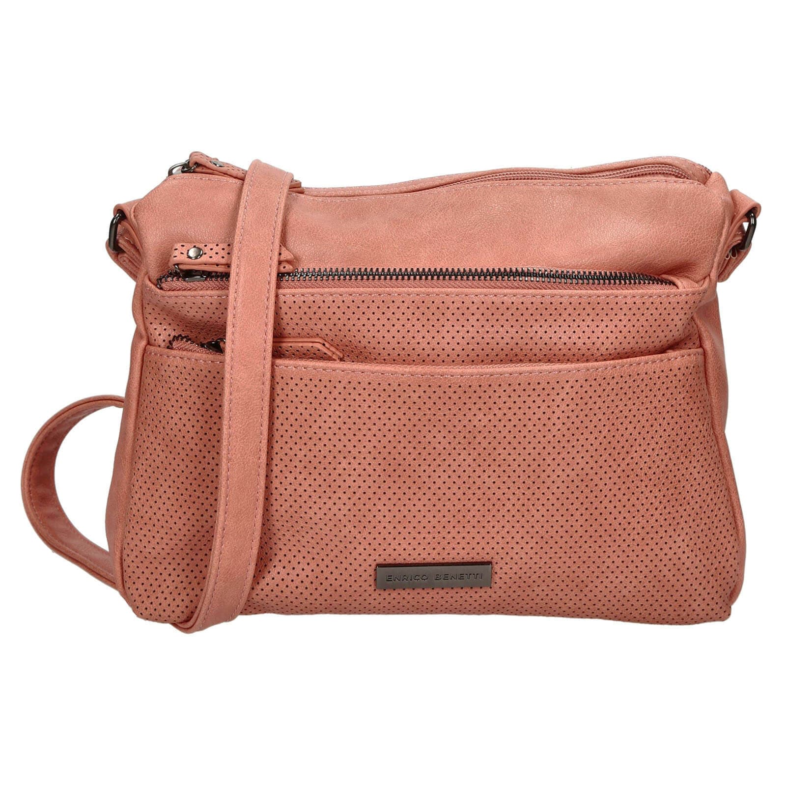 Crossbody kabelka Enrico Benetti Liess, růžová
