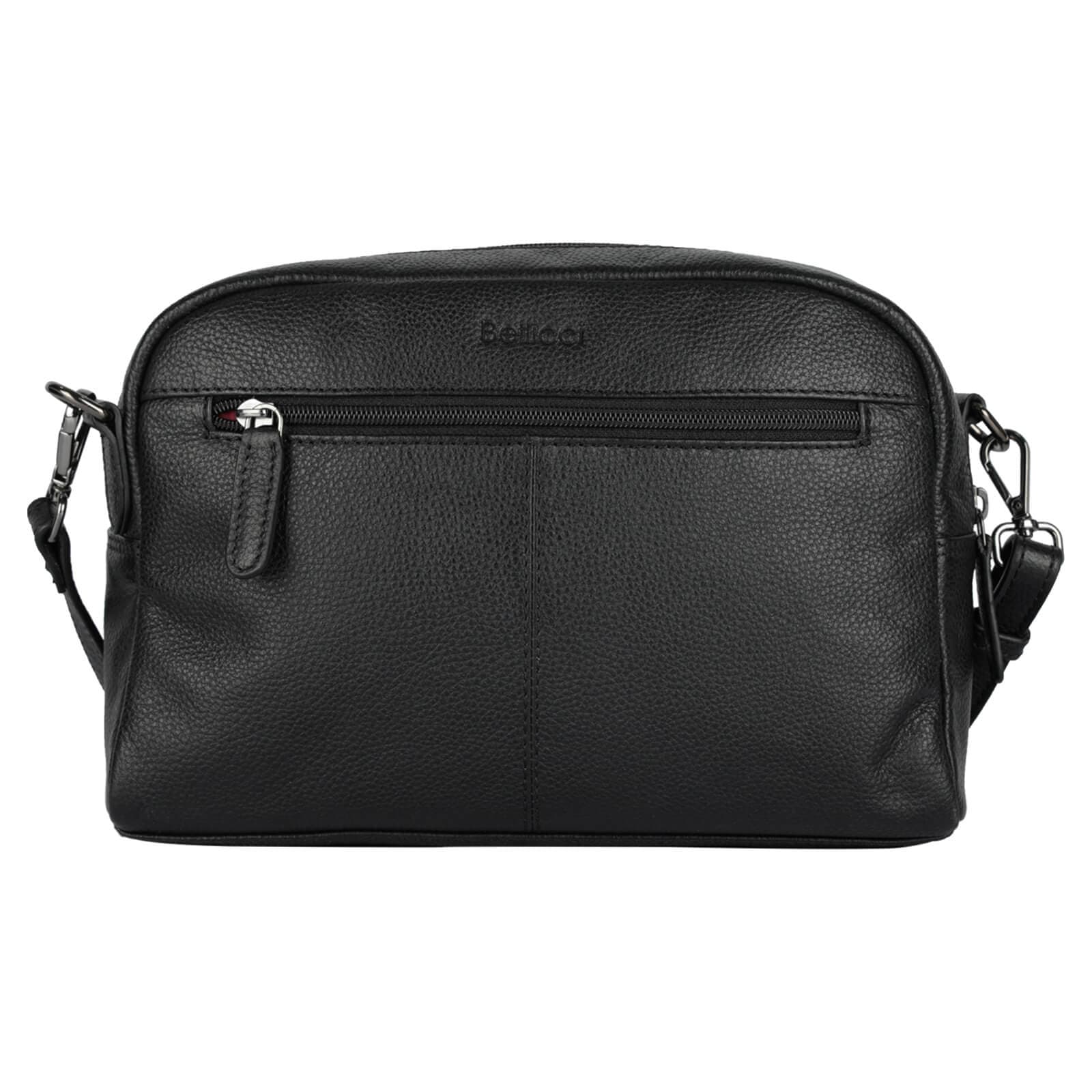 Kožená crossbody kabelka Bellicci Norra, černá 3