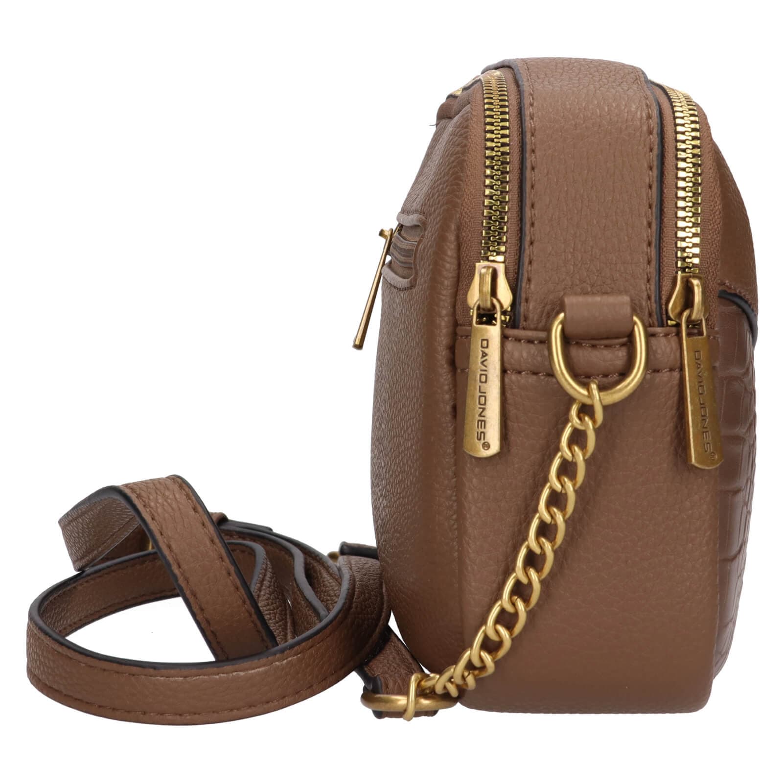 Crossbody kabelka David Jones Electe, hnědá 4