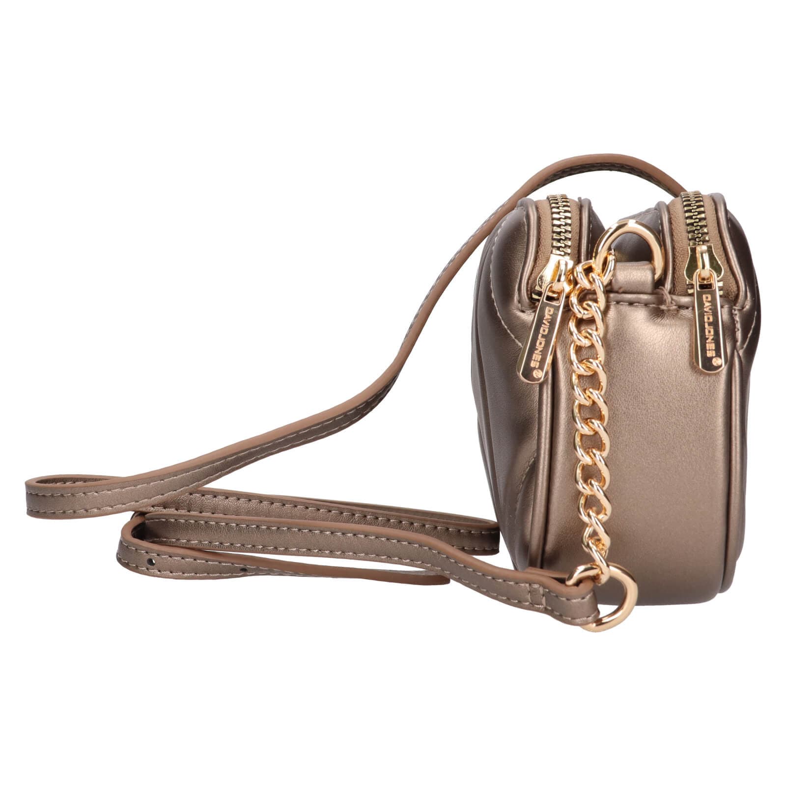 Crossbody kabelka David Jones Thea, stříbrná 4