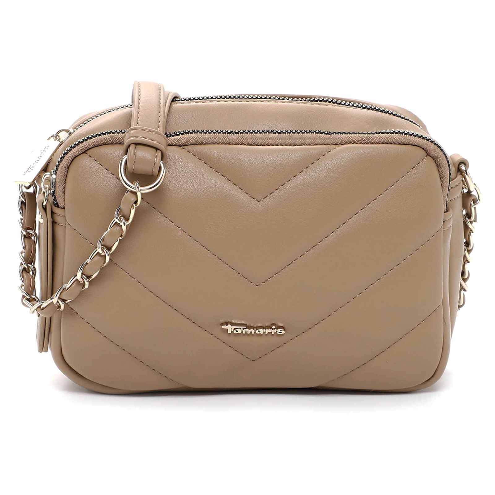 Crossbody kabelka Tamaris Claude, béžová