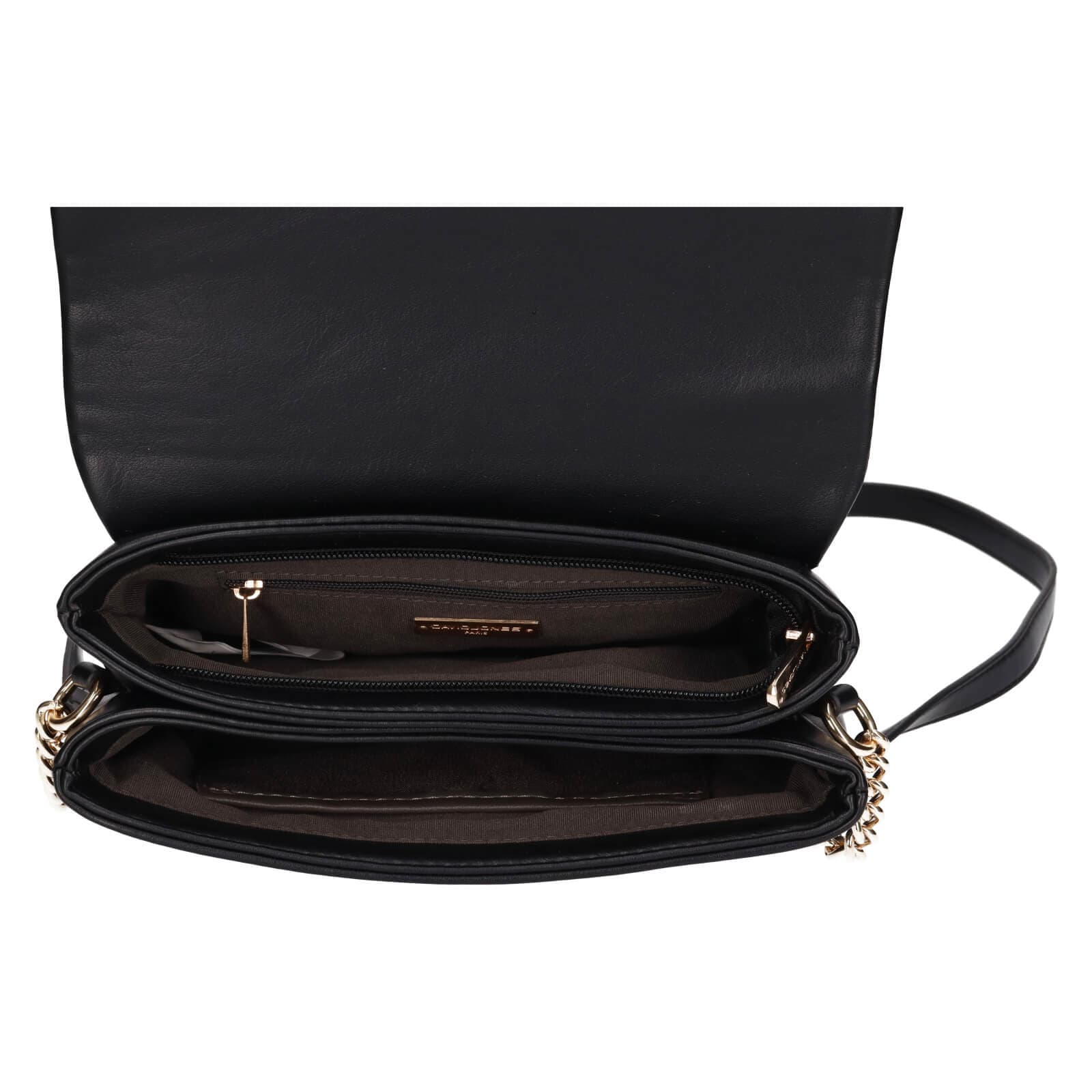 Crossbody kabelka David Jones Ledda, černá 5