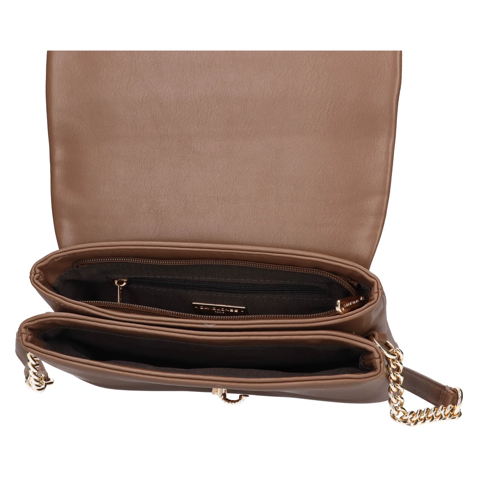 Crossbody kabelka David Jones Ledda, hnědá 5