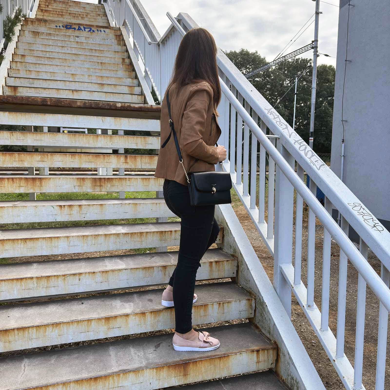 Crossbody kabelka David Jones Ledda, červená 6