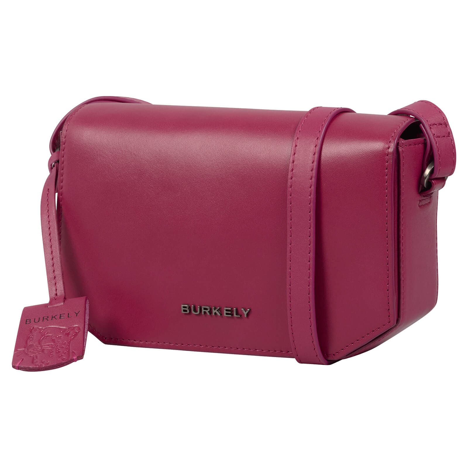 Crossbody kožená kabelka Burkely Katia, růžová 2