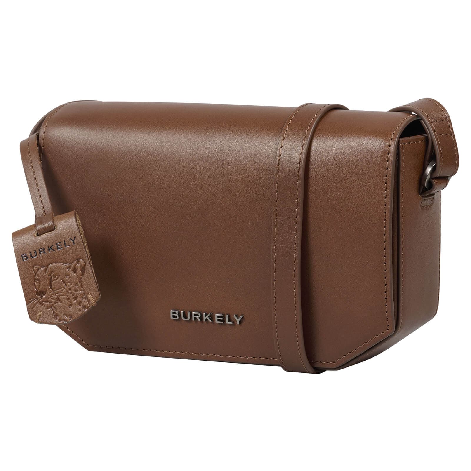 Crossbody kožená kabelka Burkely Katia, hnědá 2