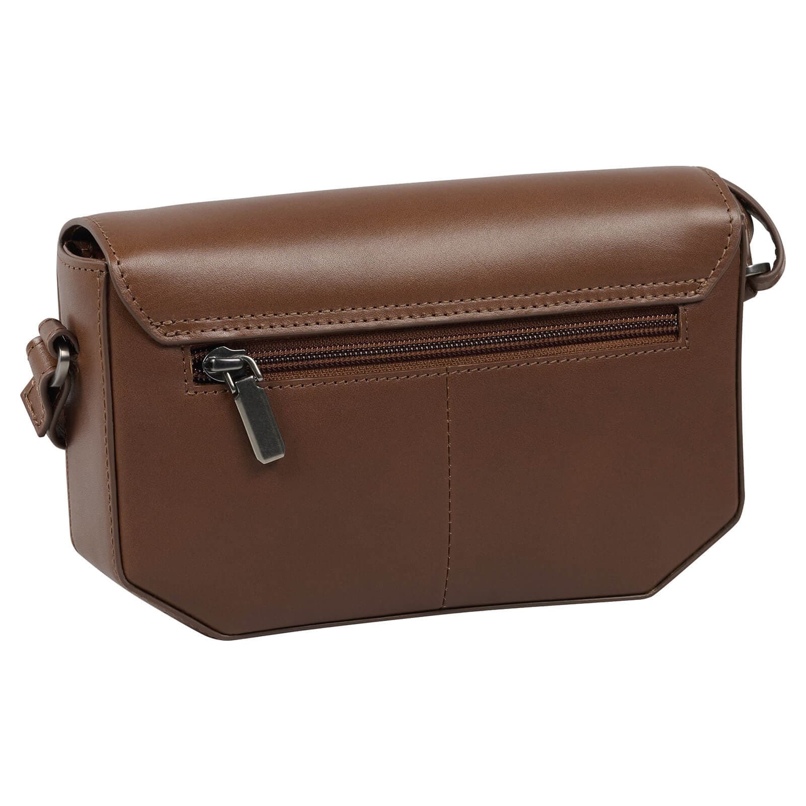 Crossbody kožená kabelka Burkely Katia, hnědá 3
