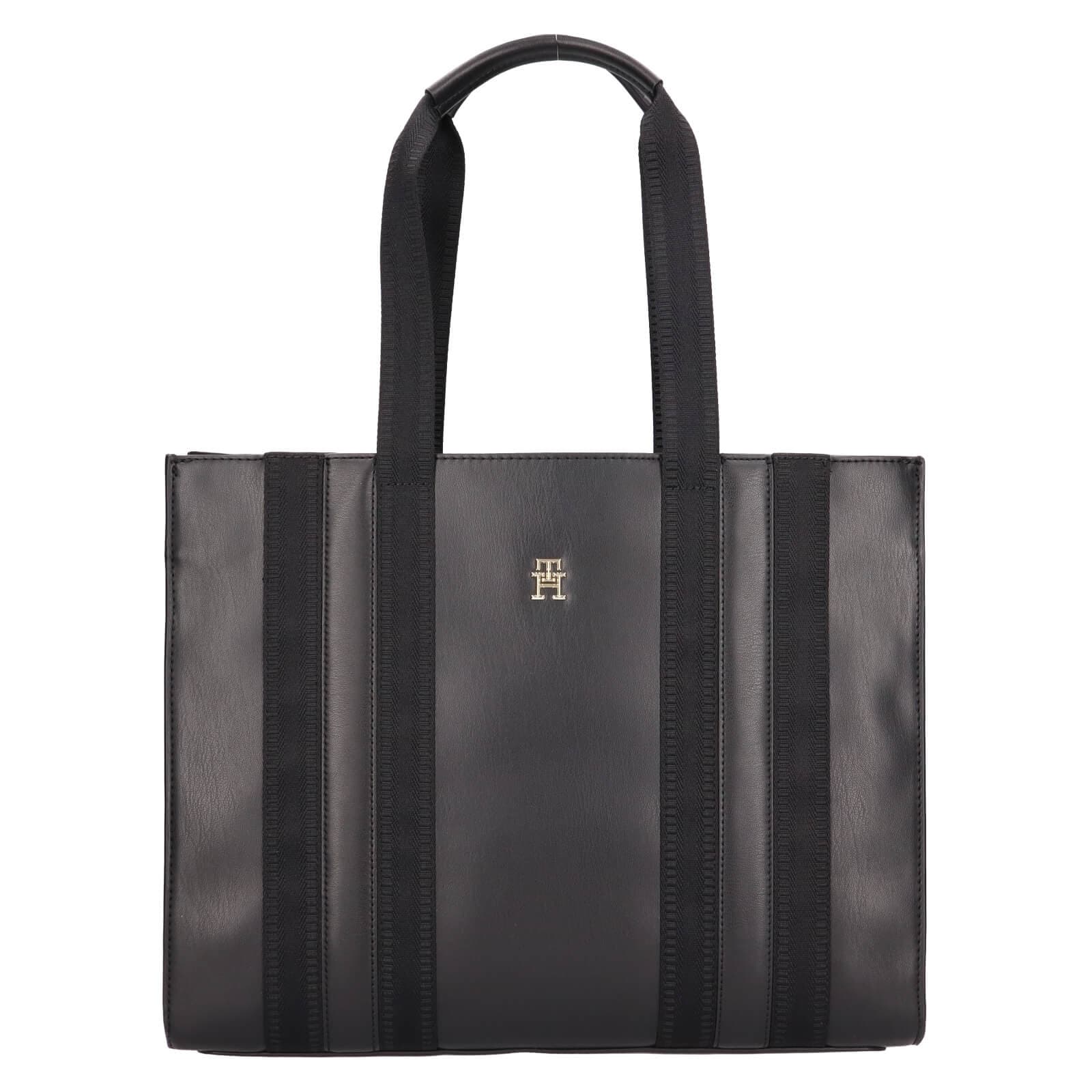 Kabelka Tommy Hilfiger Konna, černá