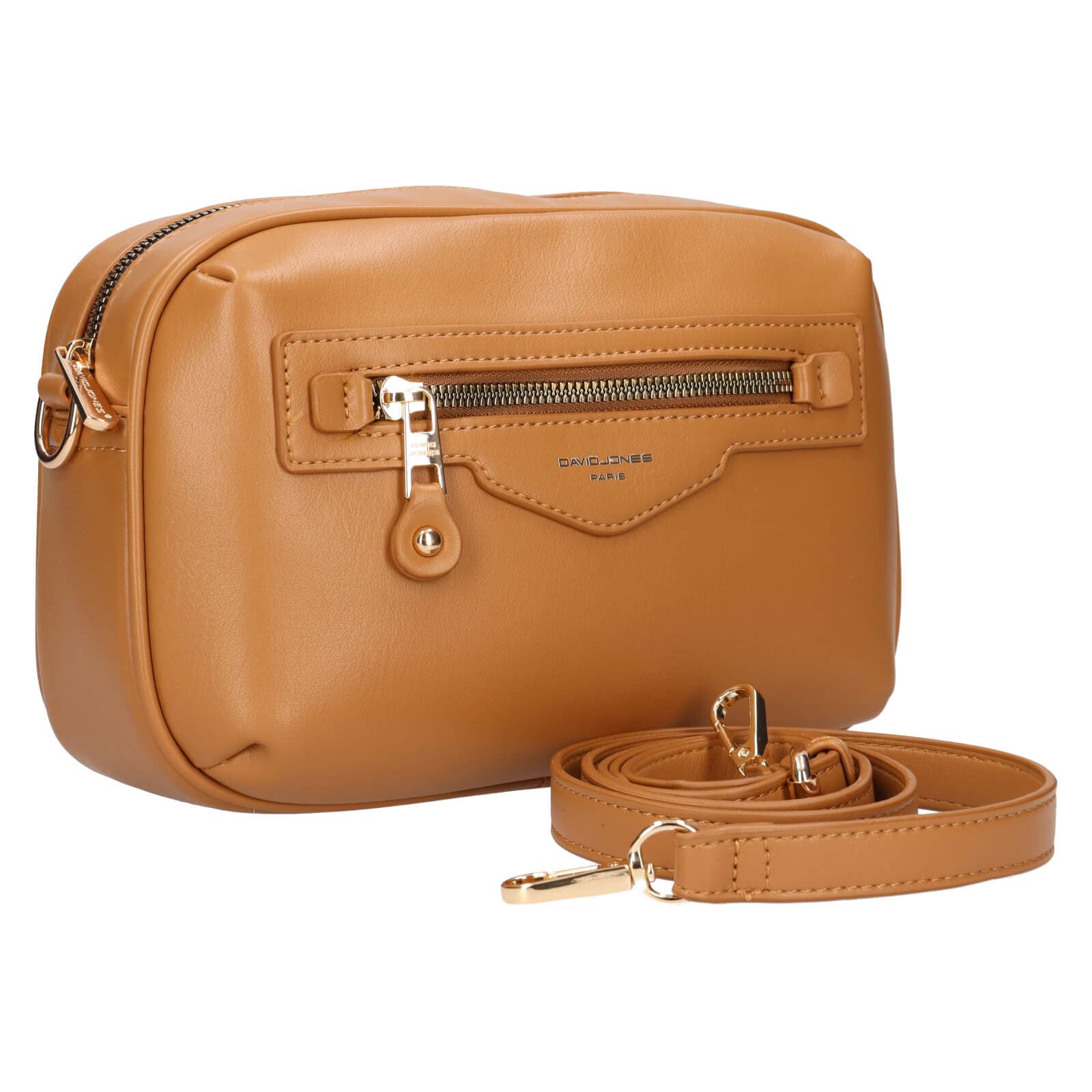 Crossbody kabelka David Jones Leonet, hnědá 2