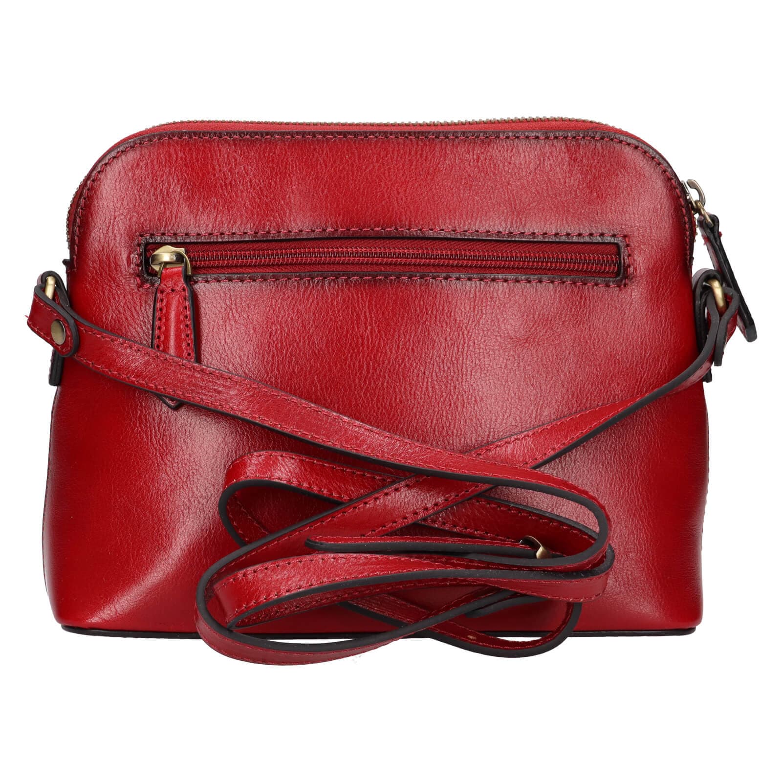 Kožená crossbody kabelka Katana Kaise, červená 3