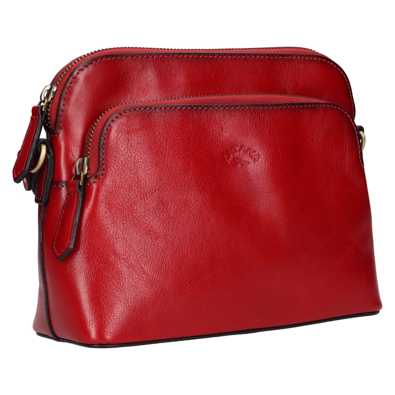Kožená crossbody kabelka Katana Kaise, červená 2