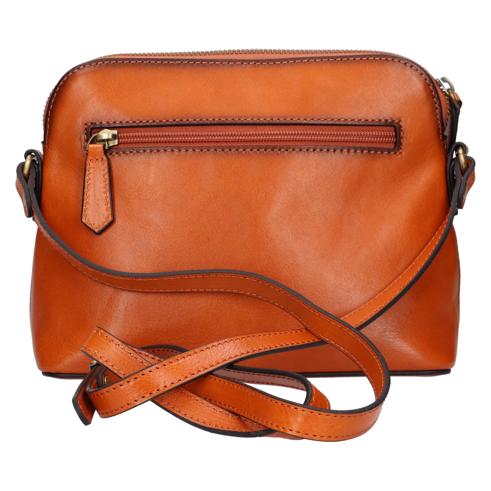 Kožená crossbody kabelka Katana Kaise, hnědá 4