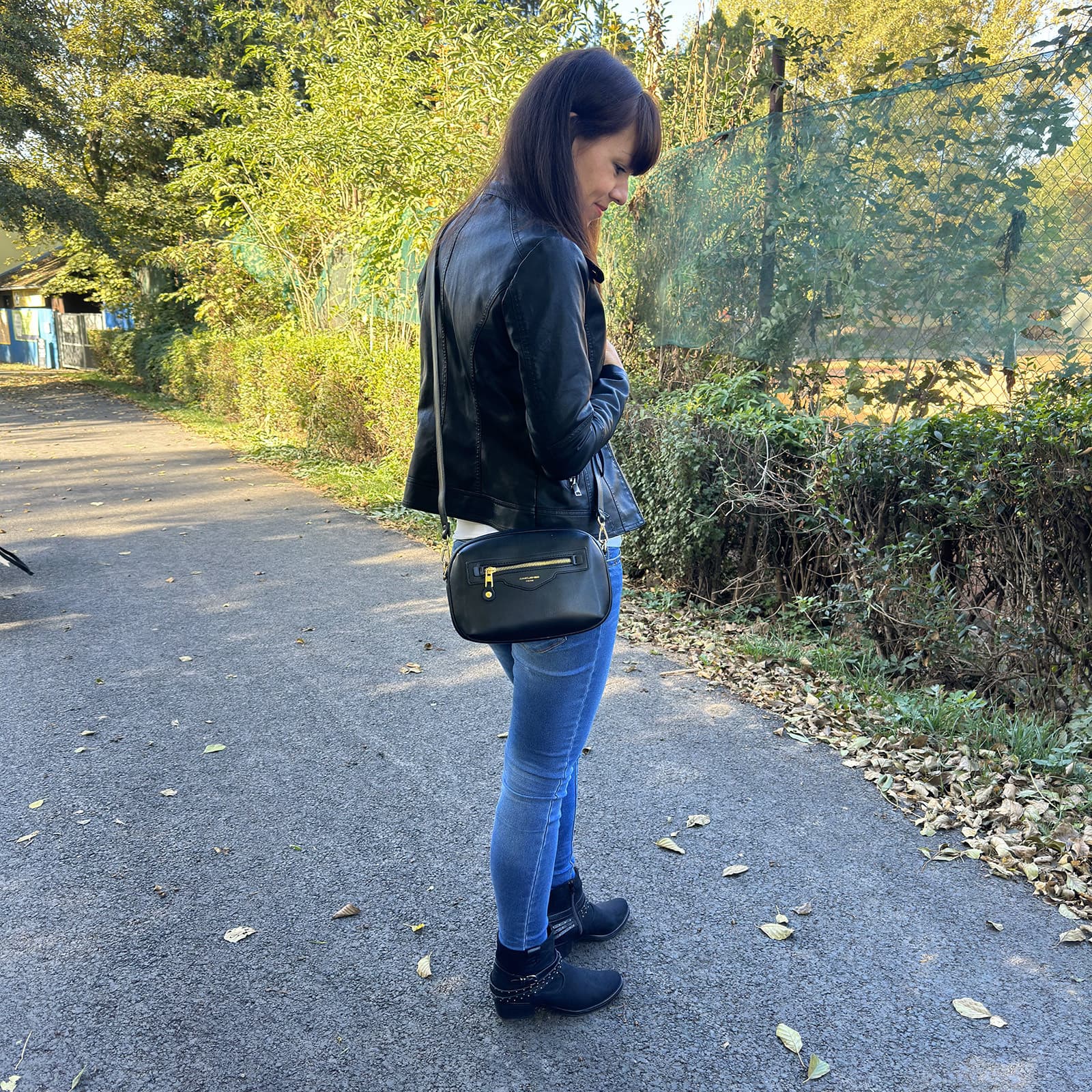 Crossbody kabelka David Jones Leonet, hnědá 6
