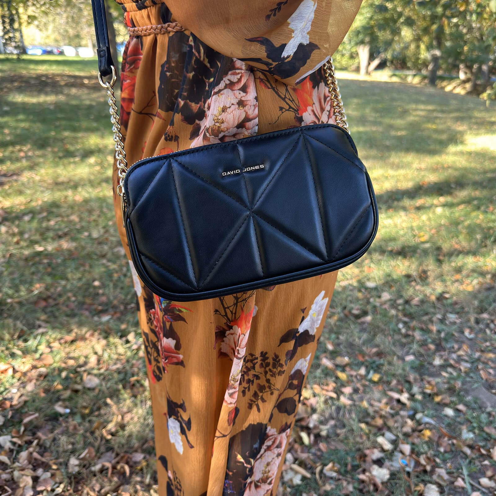 Crossbody kabelka David Jones Thea, hnědá 6