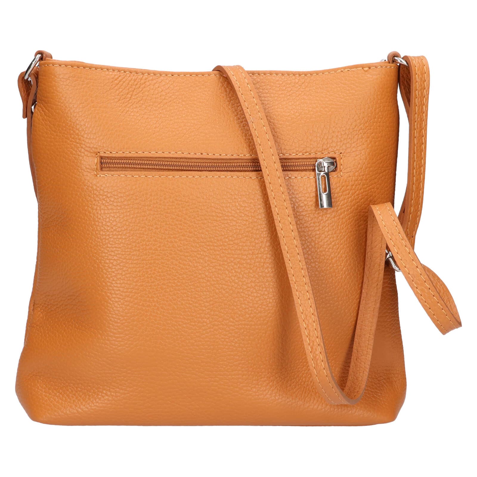 Kožená crossbody kabelka Italia Emma, hnědá 3