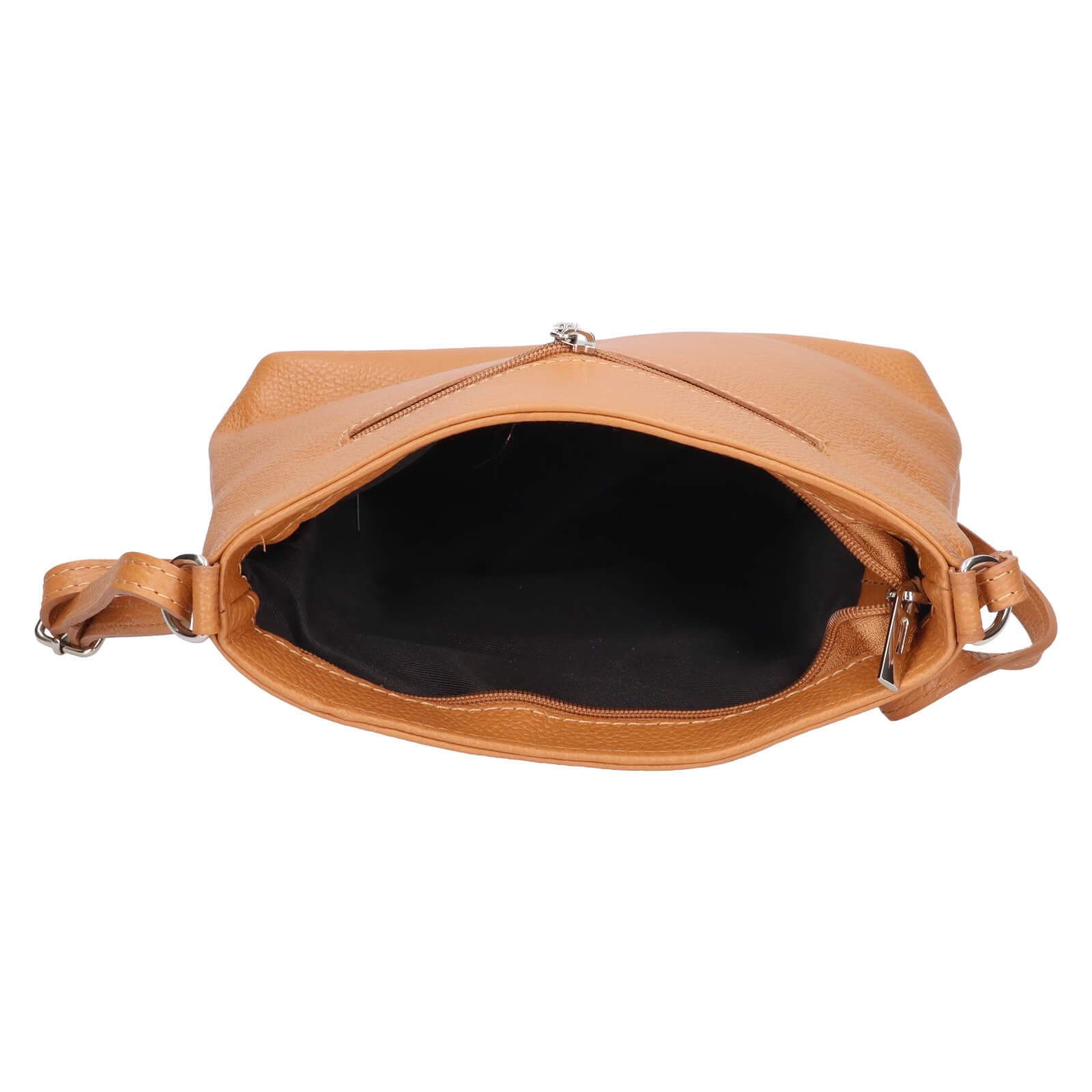 Kožená crossbody kabelka Italia Emma, hnědá 5