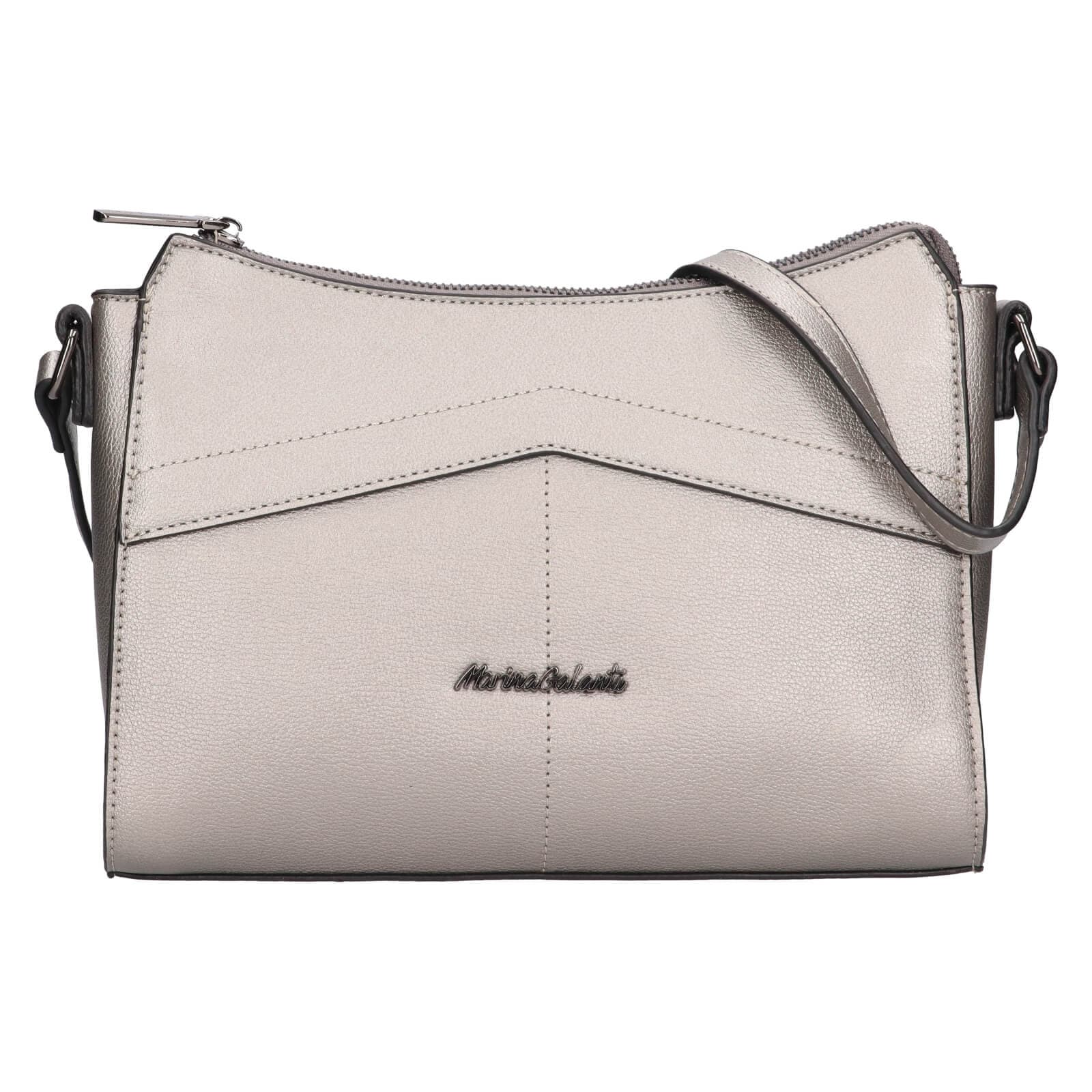 Crossbody kabelka Marina Galanti Teresia, stříbrná