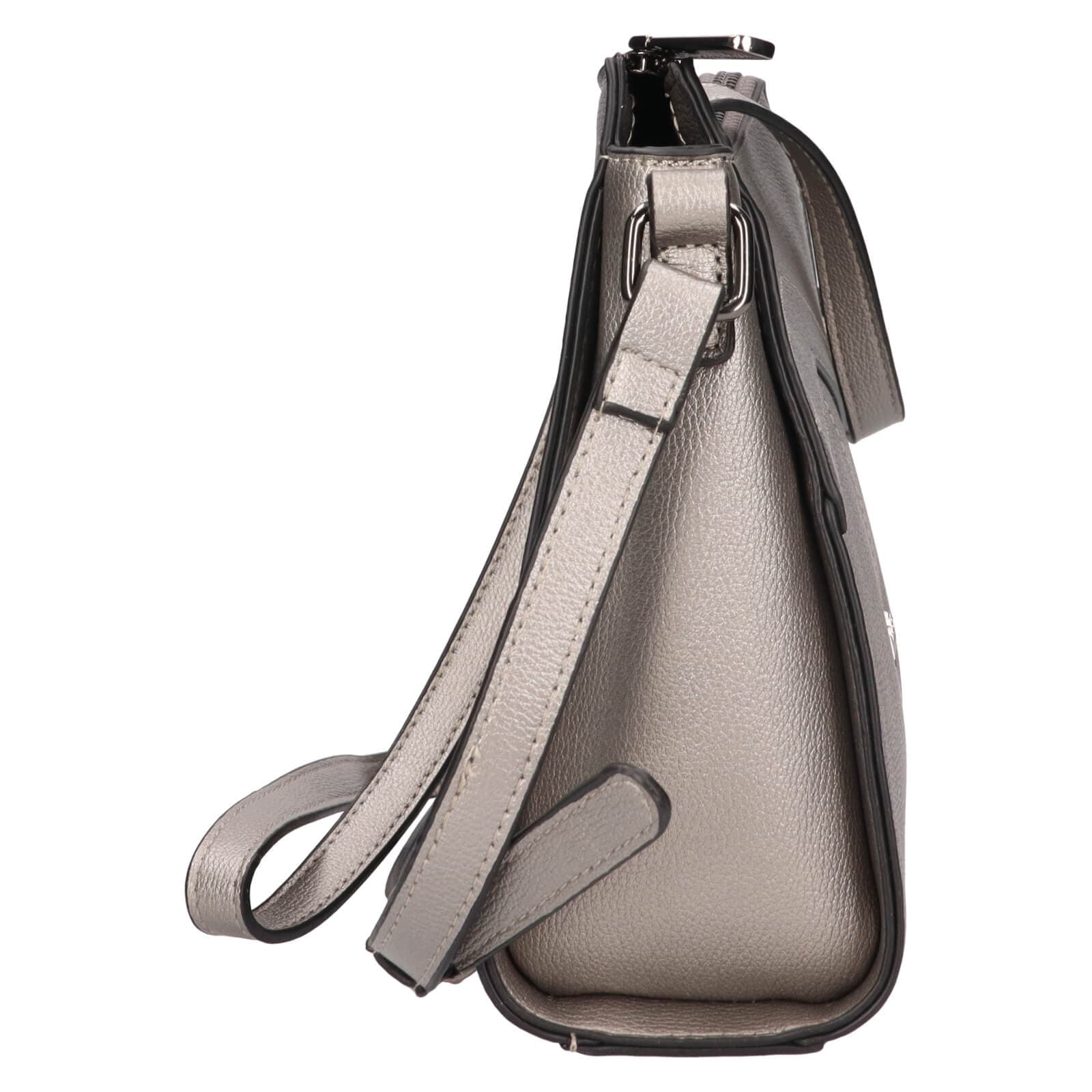 Crossbody kabelka Marina Galanti Teresia, stříbrná 4