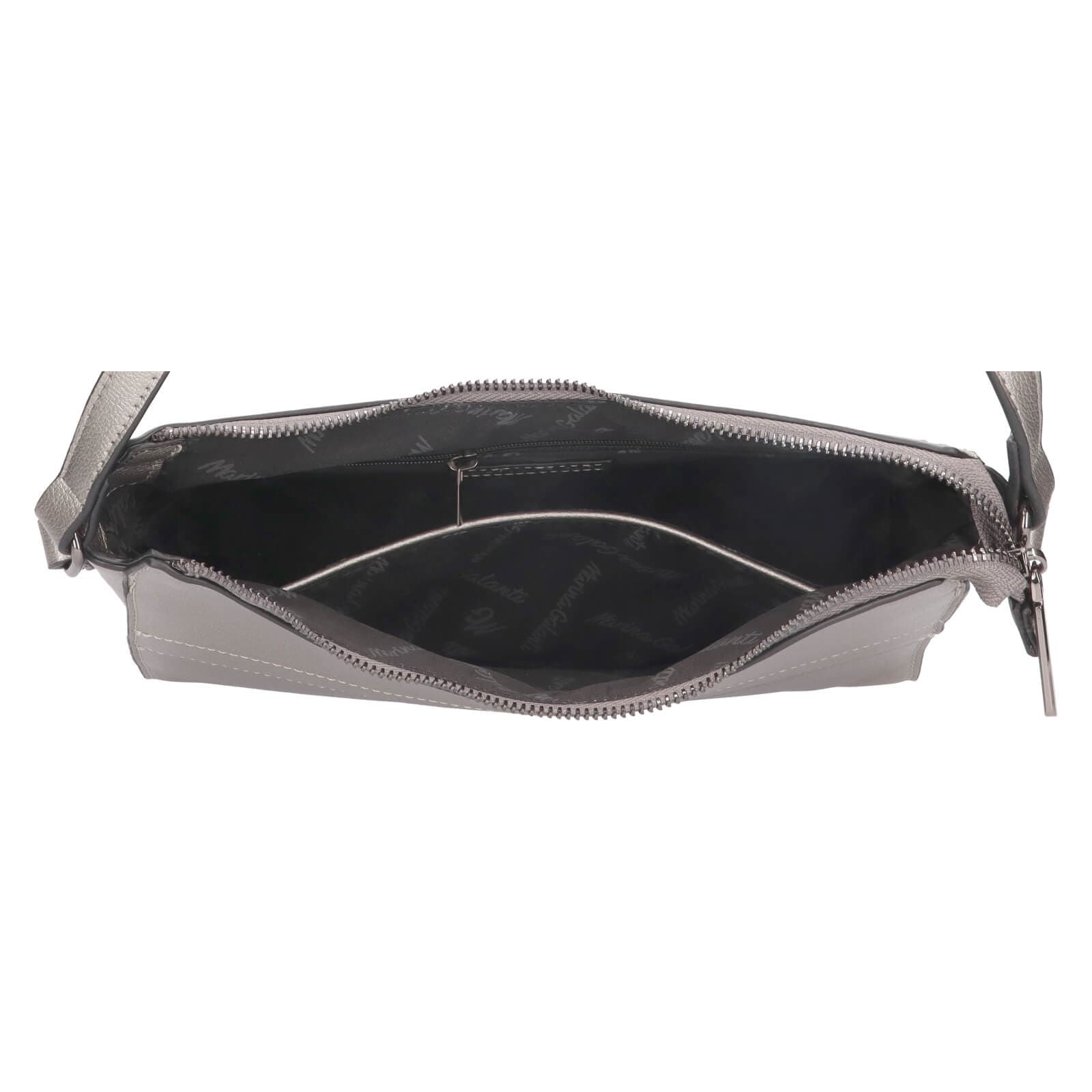 Crossbody kabelka Marina Galanti Teresia, stříbrná 5