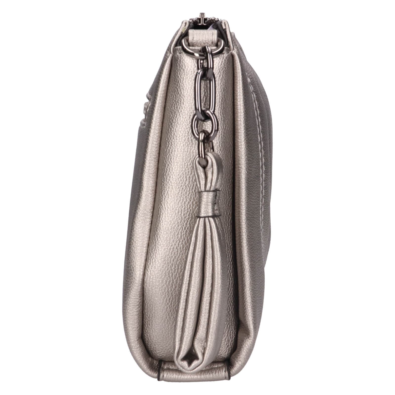 Crossbody kabelka Marina Galanti Fanny, stříbrná 4
