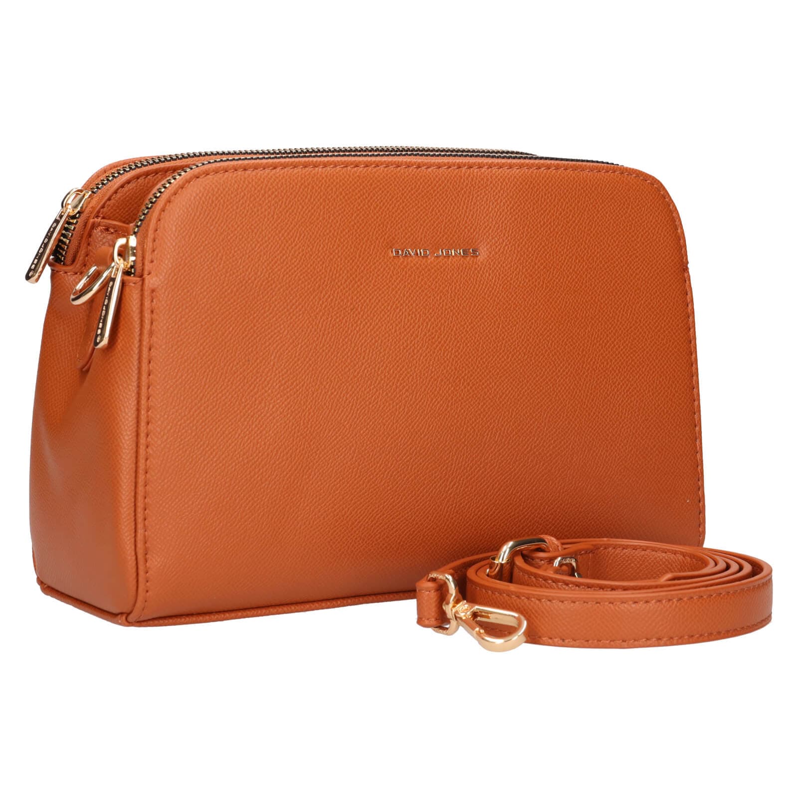 Crossbody kabelka David Jones Ronja, hnědá 2