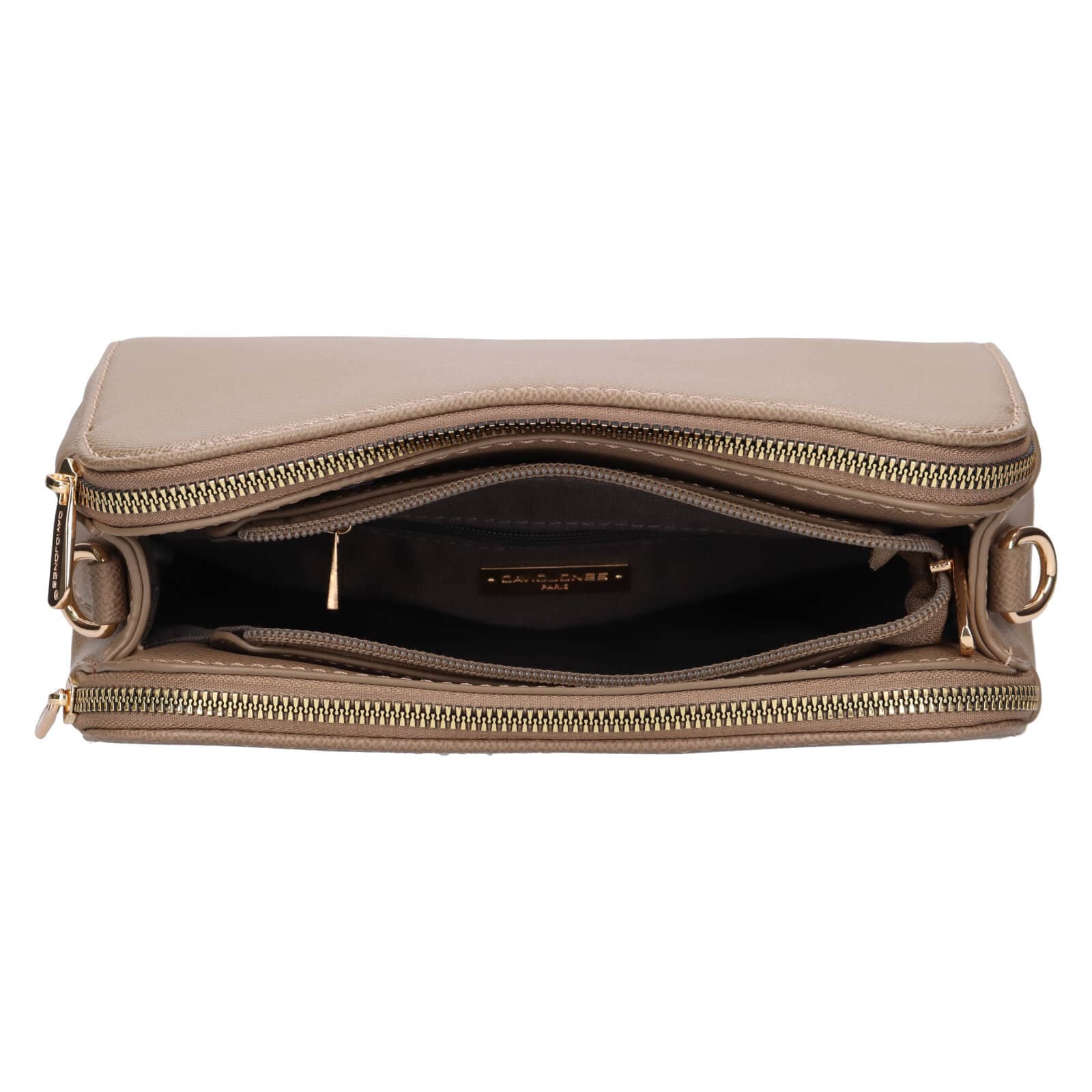 Crossbody kabelka David Jones Ronja, hnědá 5