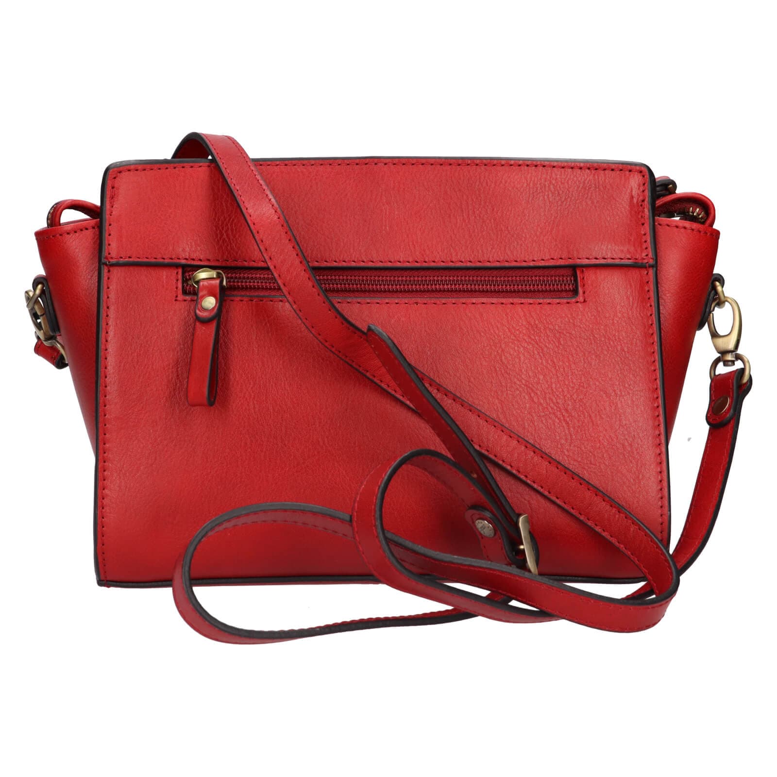 Kožená crossbody kabelka Katana Didia, červená 3