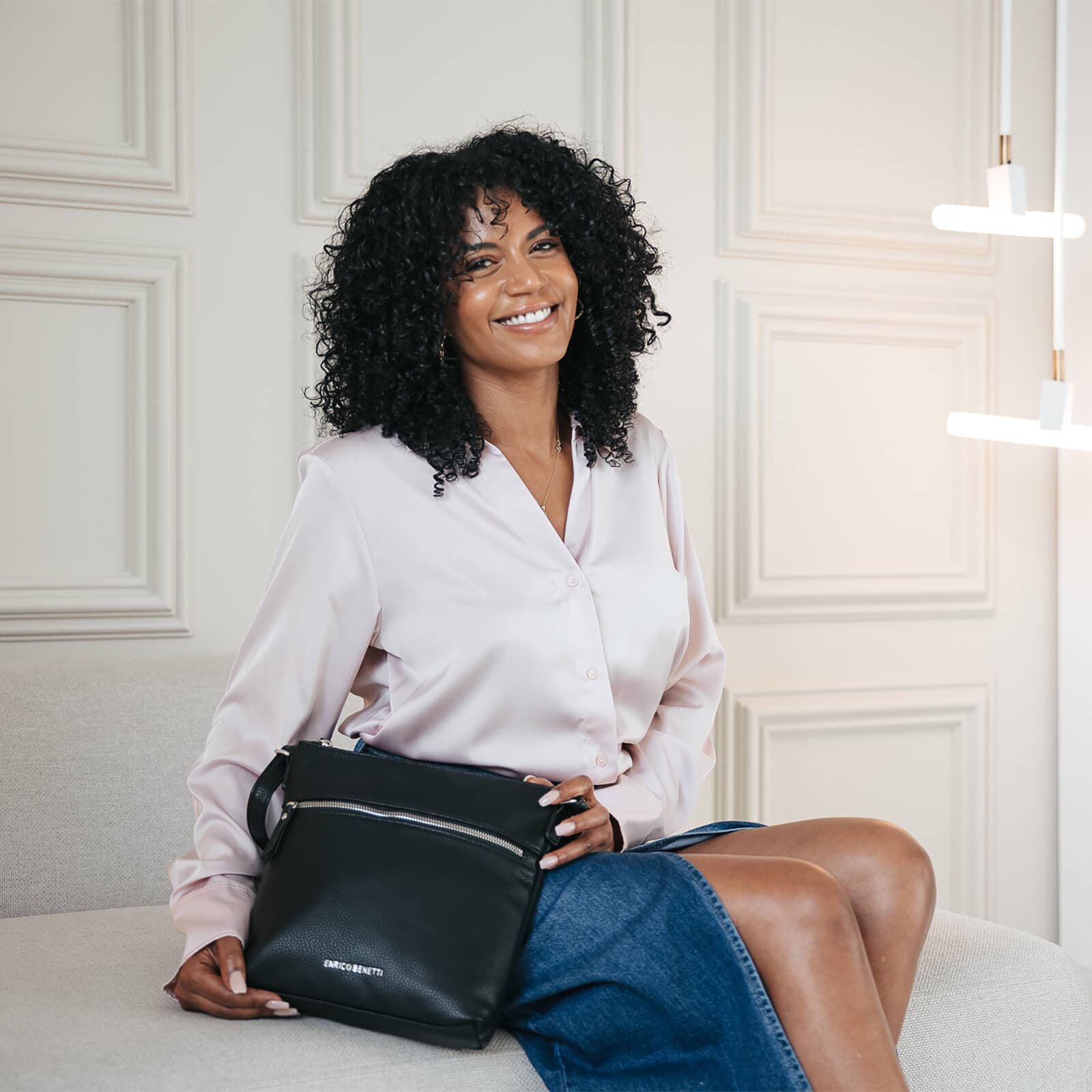 Crossbody kabelka Enrico Benetti Rauni, černá 6