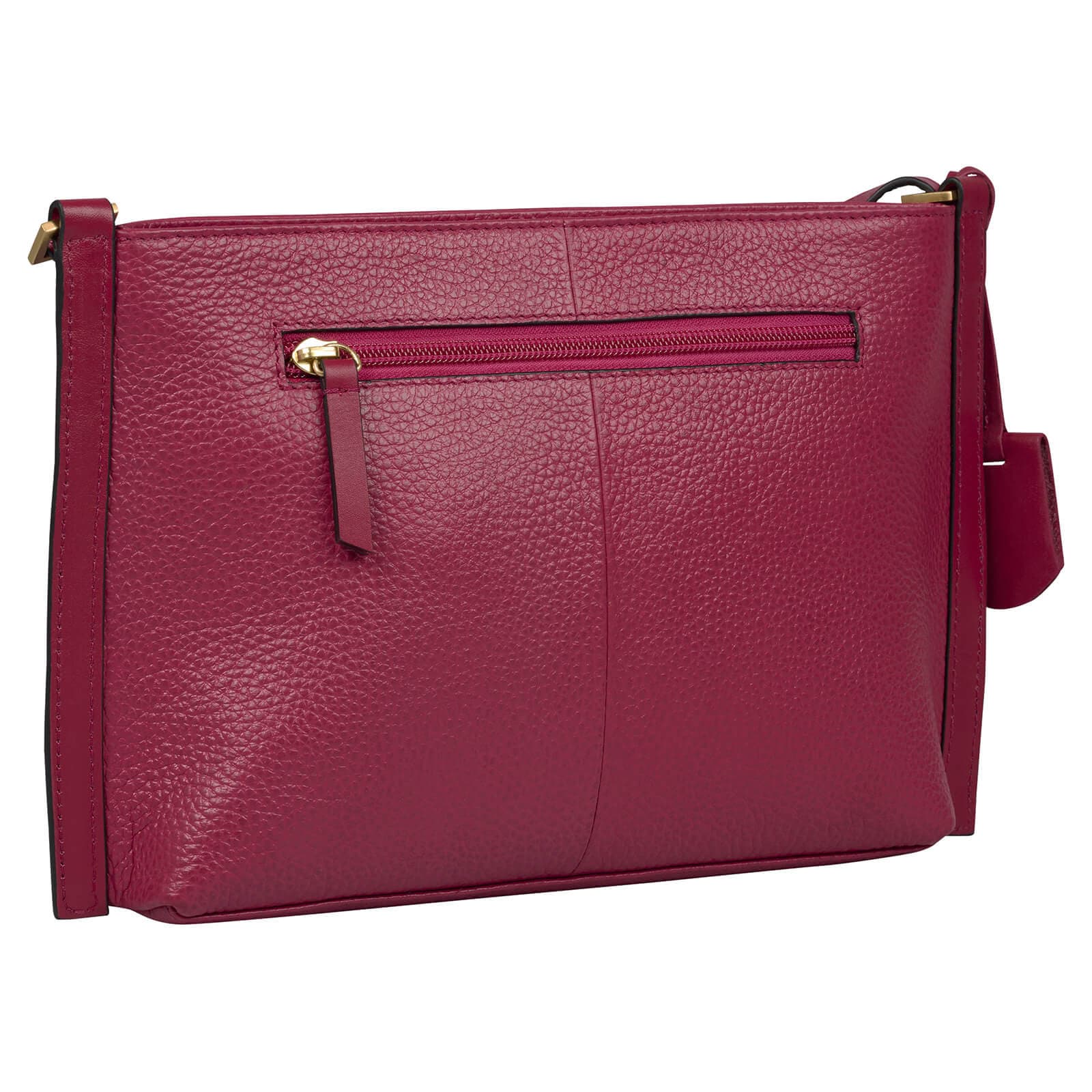 Kožená crossbody kabelka Burkely Akay, růžová 3