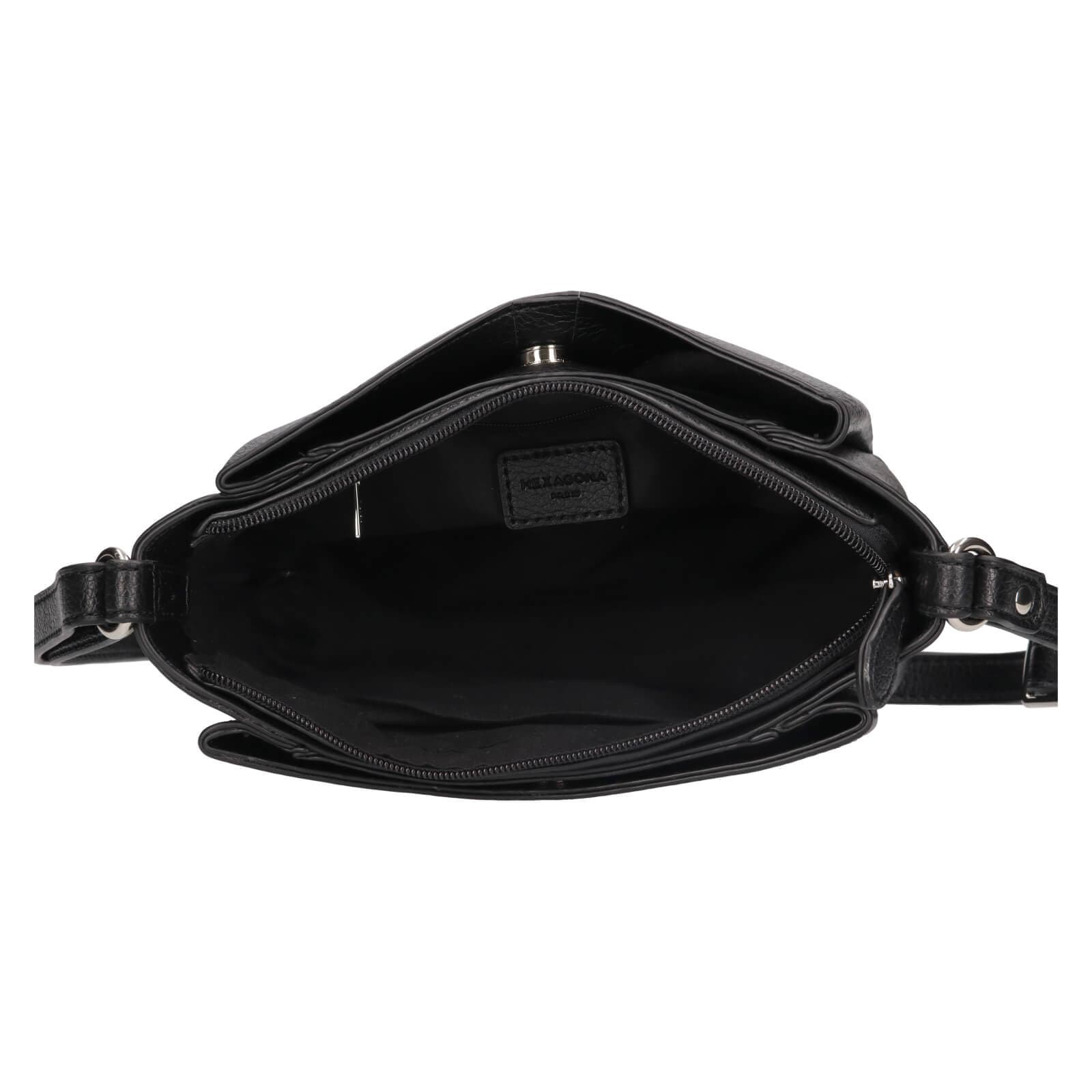 Crossbody kabelka Hexagona Diala, černá 6