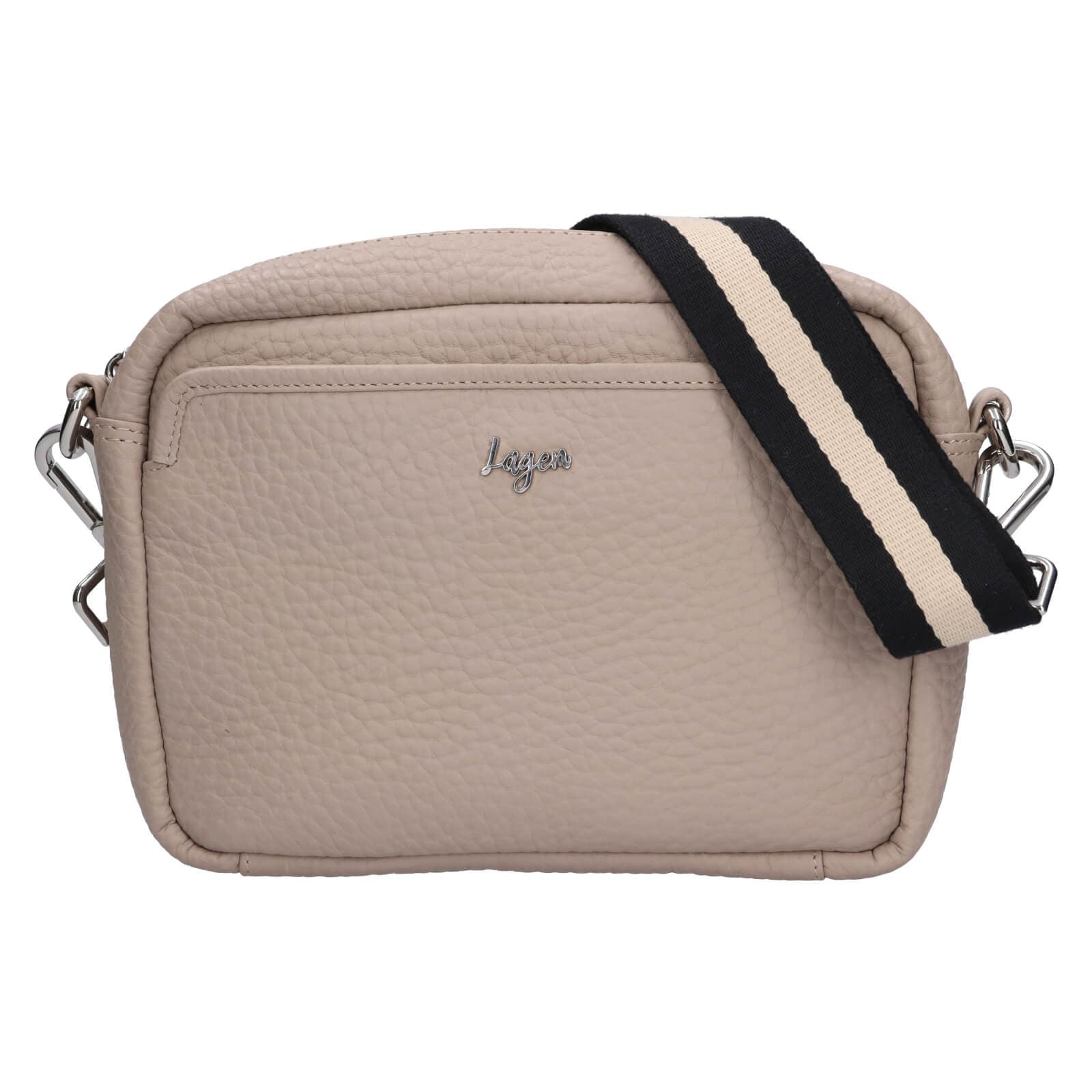 Crossbody kabelka Lagen Donna, béžová
