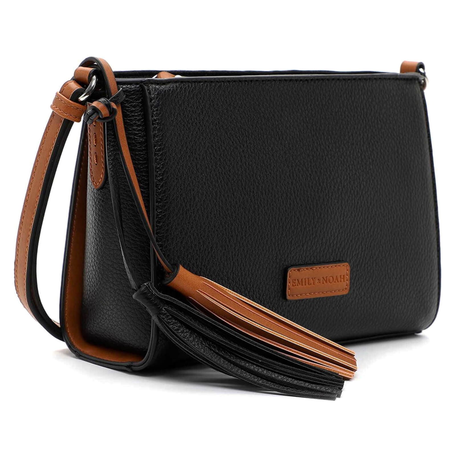 Crossbody kabelka Emily & Noah Boho, černá 2