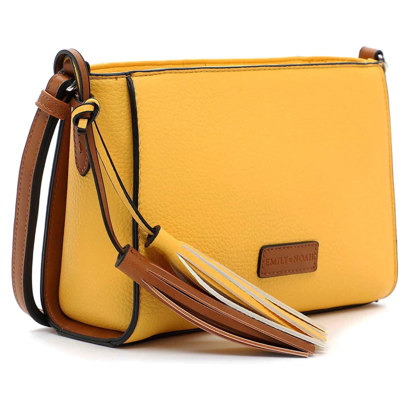 Crossbody kabelka Emily & Noah Boho, žlutá 2