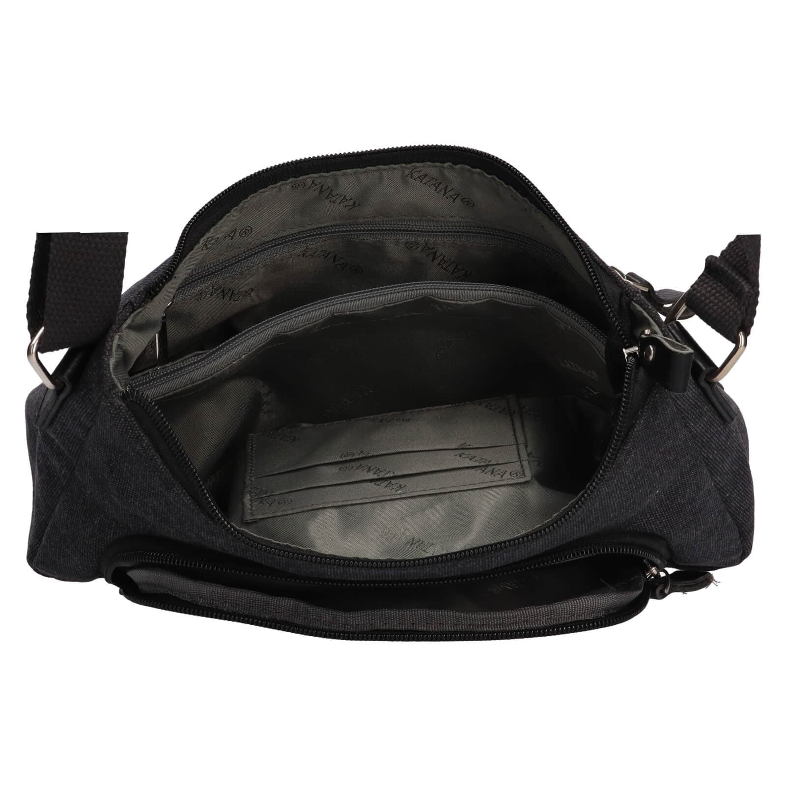 Crossbody kabelka Katana Luiza, černá 5