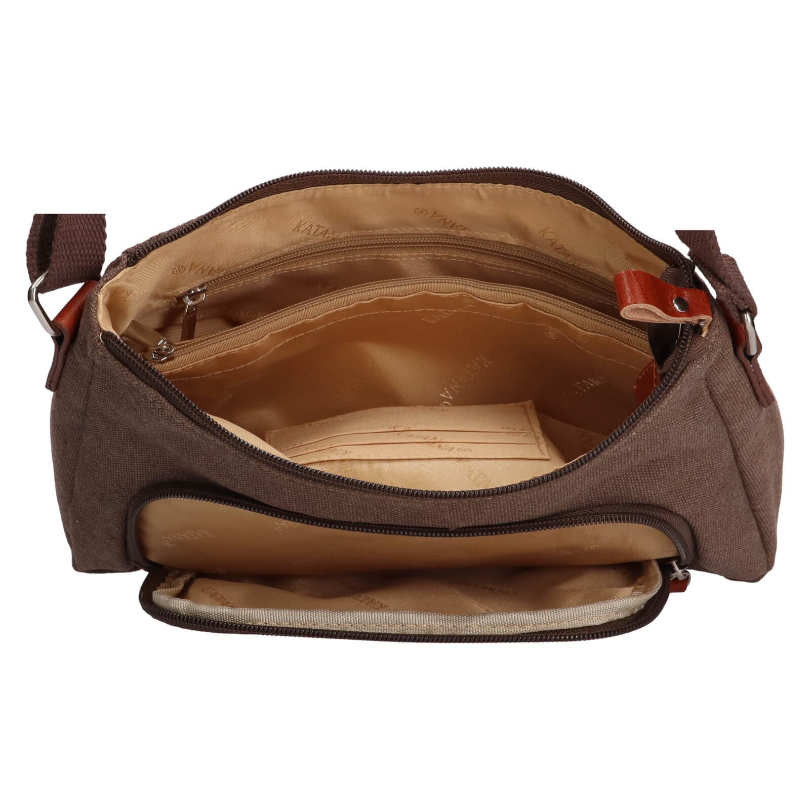Crossbody kabelka Katana Luiza, hnědá 5