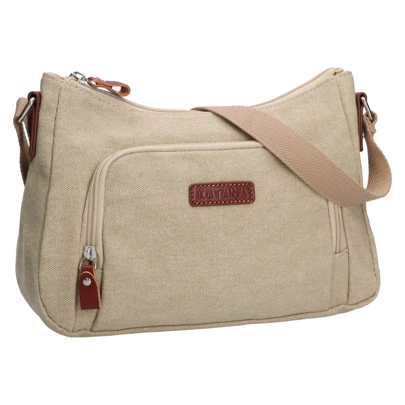Crossbody kabelka Katana Luiza, béžová 2