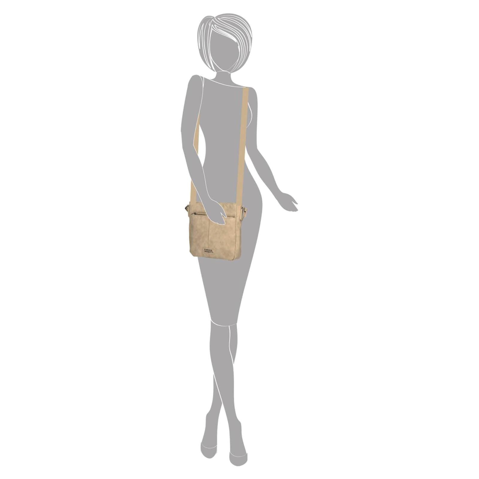Crossbody kabelka Enrico Benetti Tensi, béžová 5