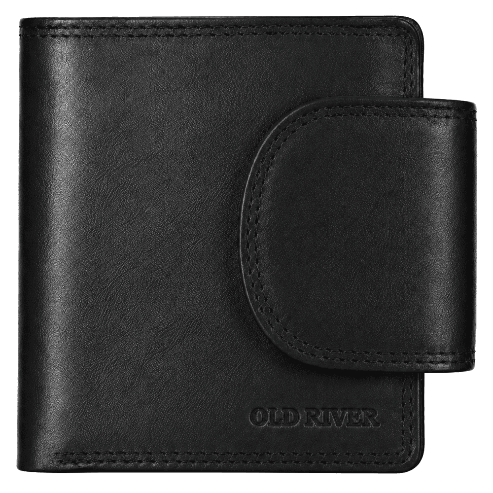 Dámská kožená peněženka Old River 25176 BLACK s RFID ochranou