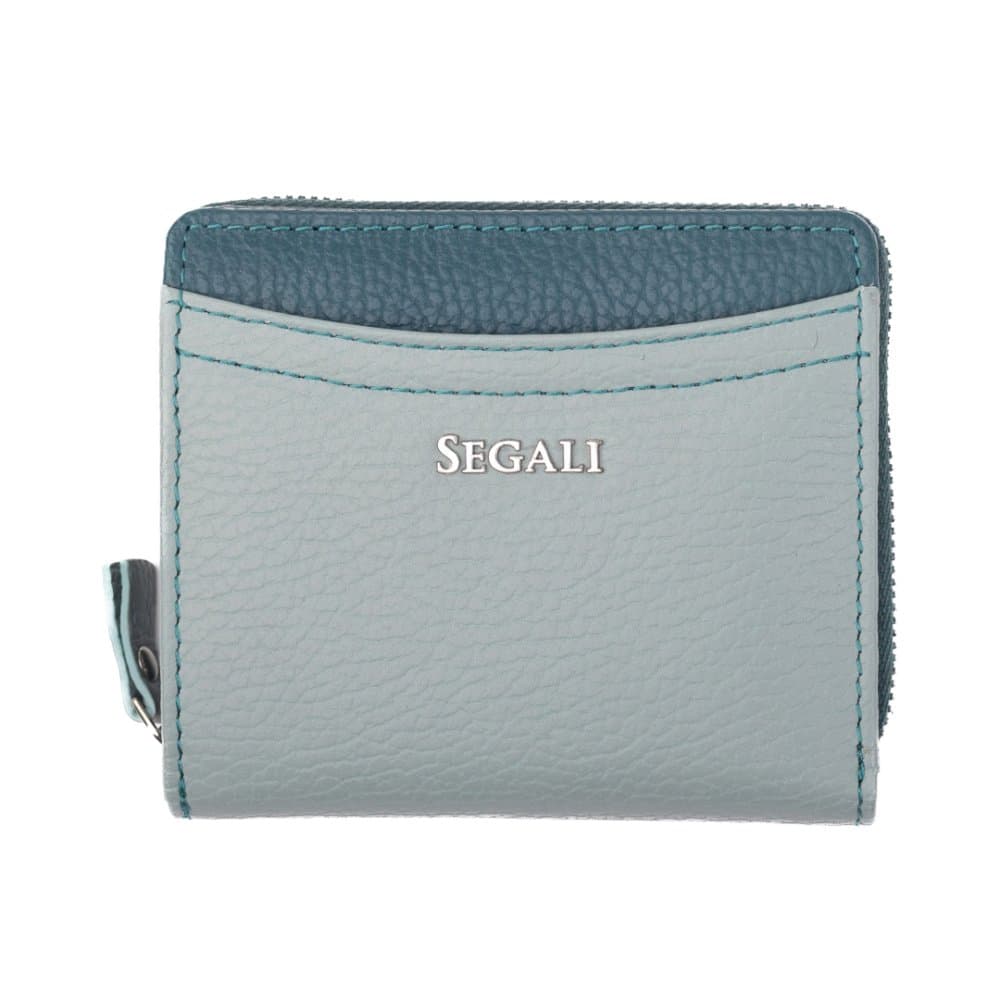 Dámská kožená peněženka SEGALI SG-7544 SAGE/PEACOCK BLUE