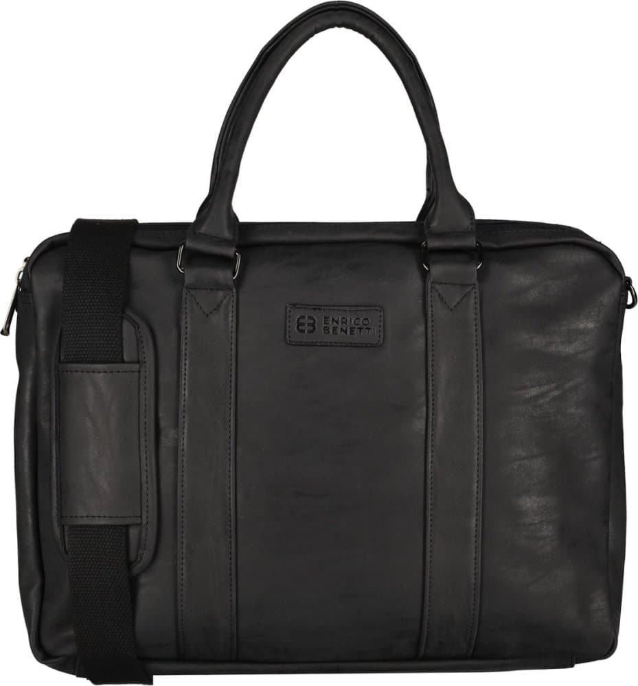 Aktovka Enrico Benetti Rotterdam laptop bag 15 inch 66691-001 černá