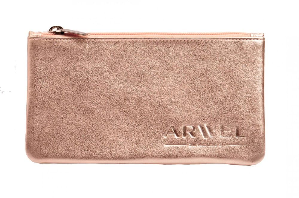 Kožená kosmetická etue ARWEL 611-0023 Rose gold