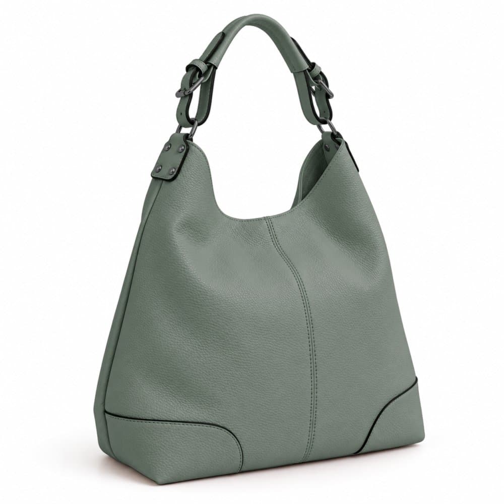 Dámská kožená kabelka SARA BAGS mint zelená