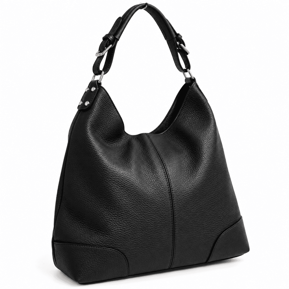 Kožená kabelka SARA BAGS 5375 černá