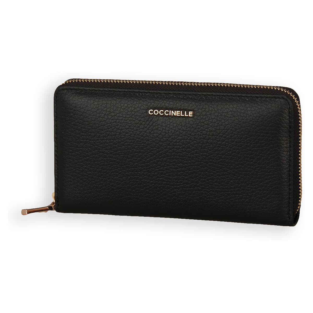 Peněženka Coccinelle 001 Metallic Soft, černá