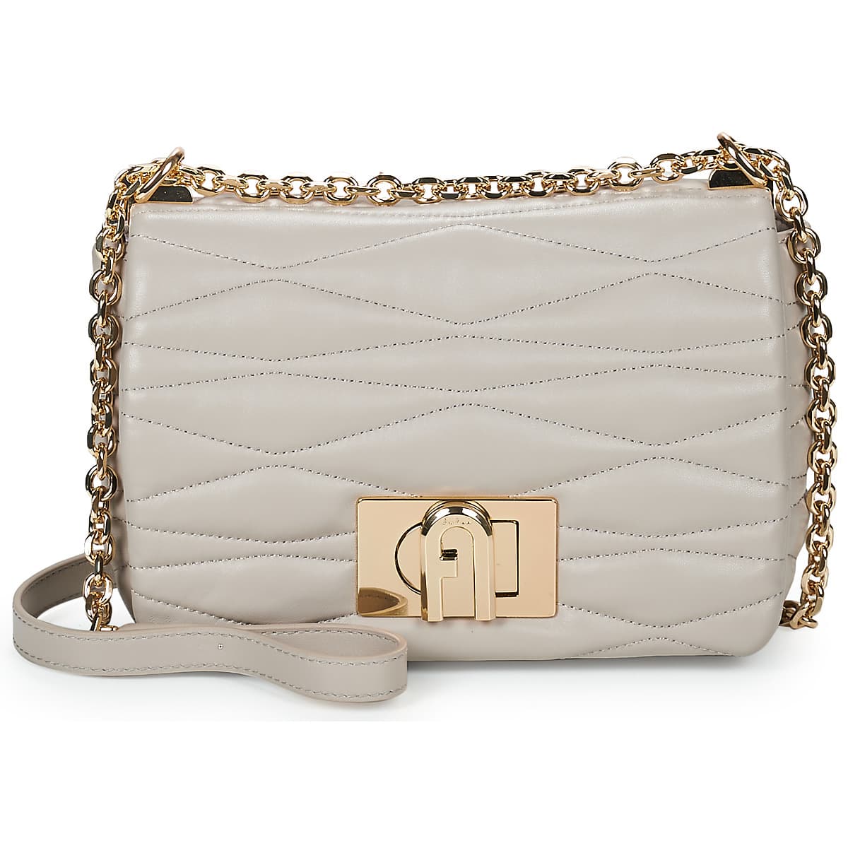 Kabelka přes rameno Furla 1927 S Crossbody 22, béžová