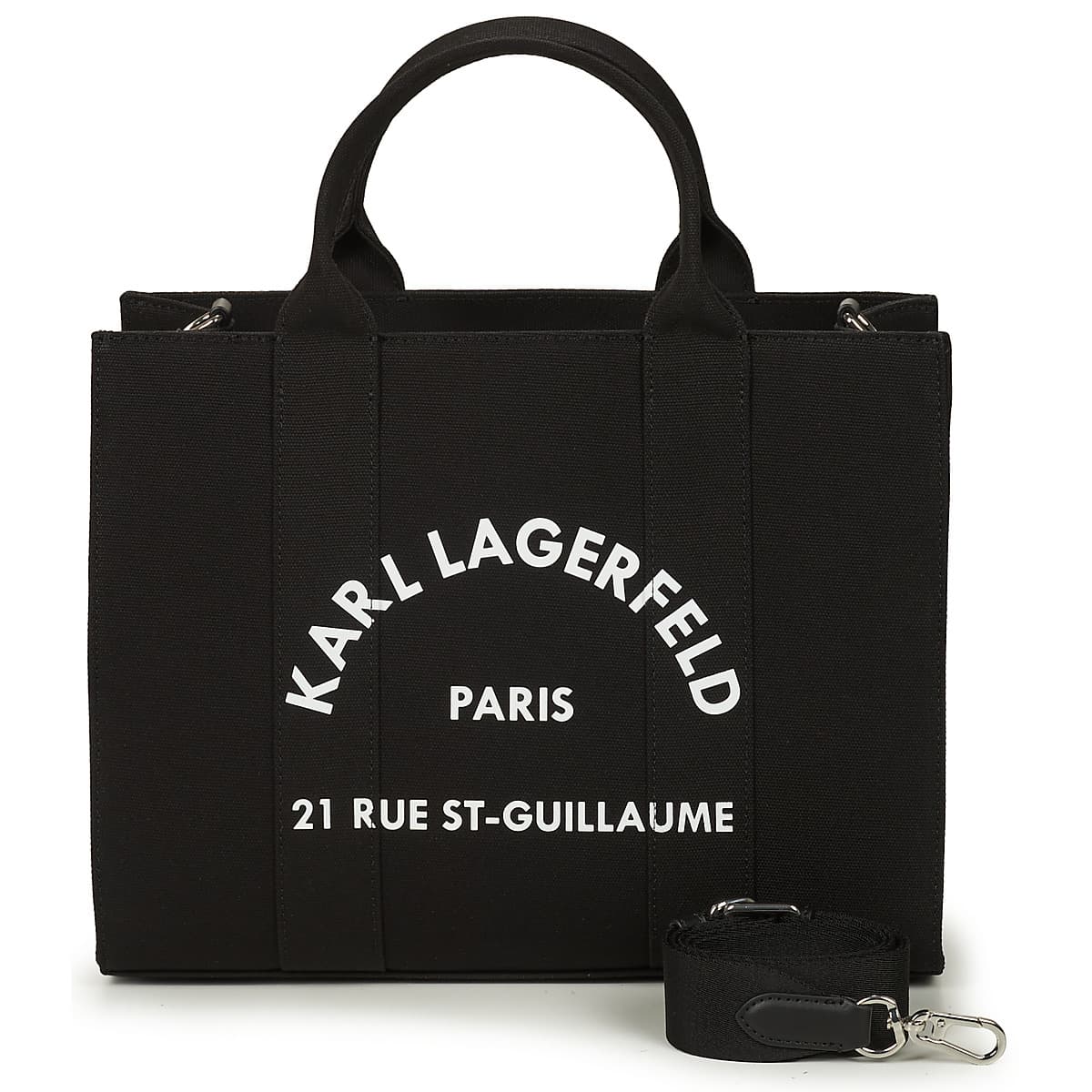 Kabelka Karl Lagerfeld K/RSG Square Medium Tote, černá
