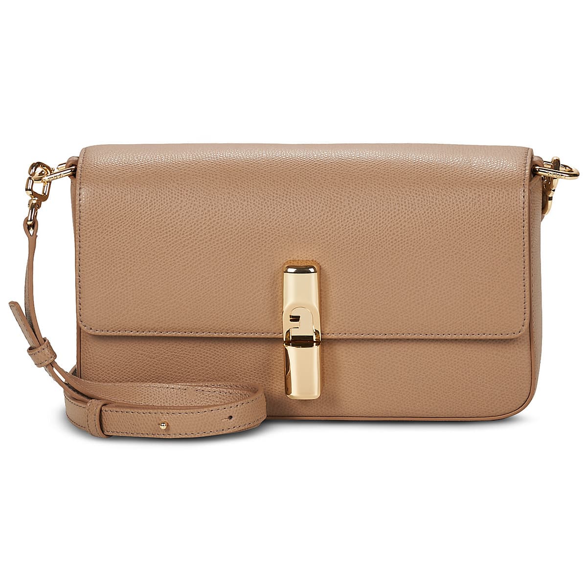 Kabelka přes rameno Furla Iride S Crossbody, béžová