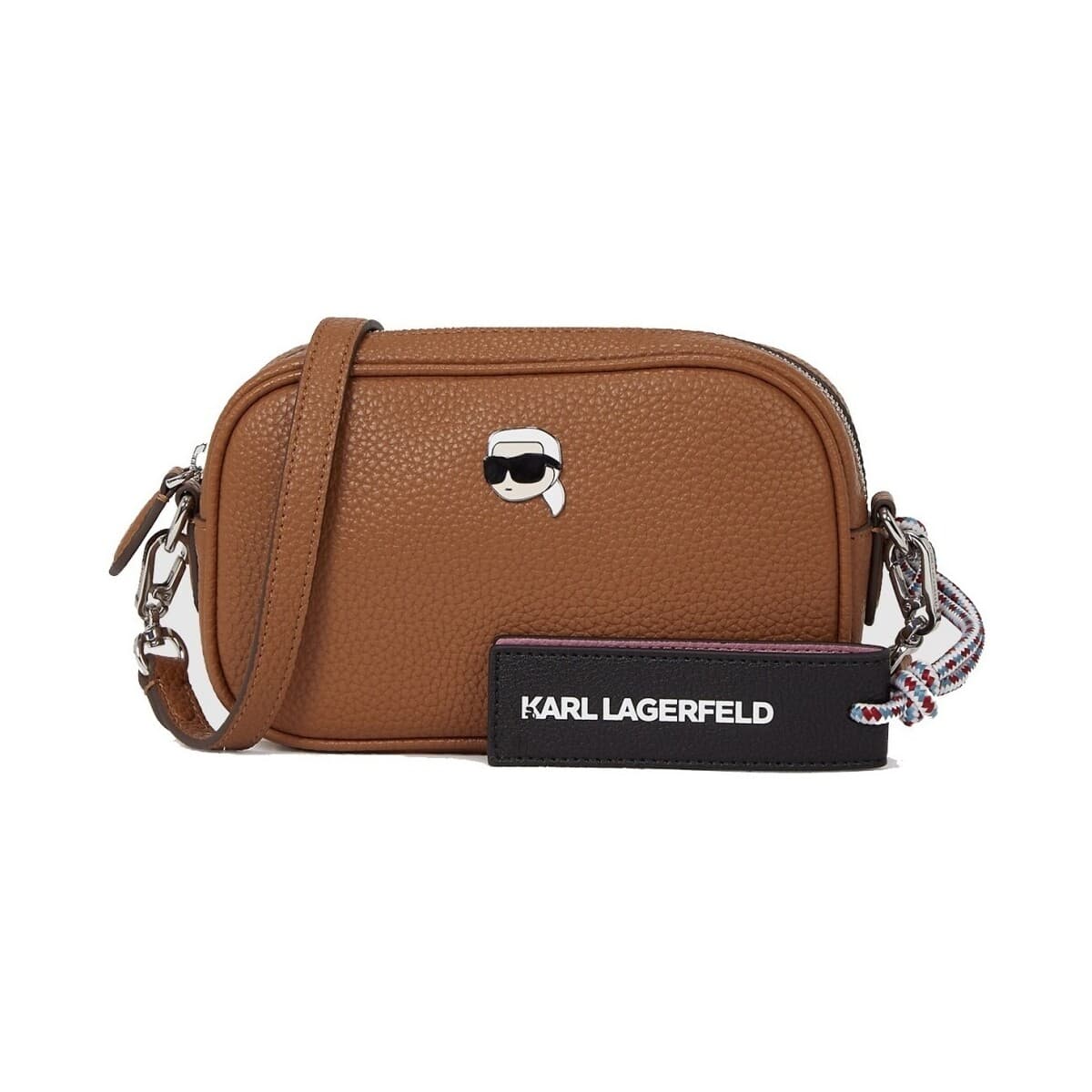 Kabelka přes rameno Karl Lagerfeld Ikon Pebble Slim Camera Ba